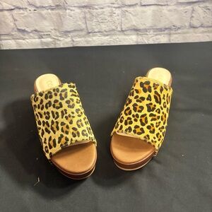 Matisse Leopard Print Mules